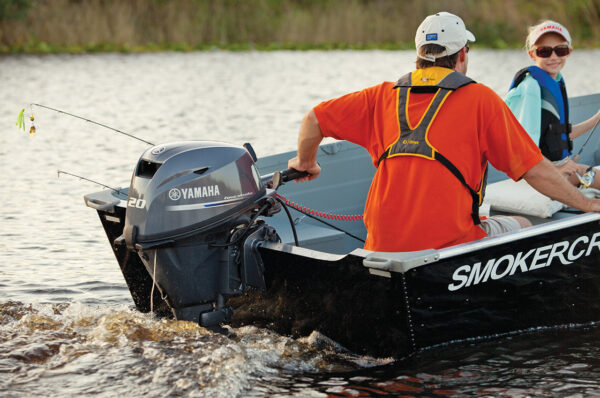 Yamaha 20hp Outboard with Tiller | F20LMHB | Clearance | 0226 - Image 3